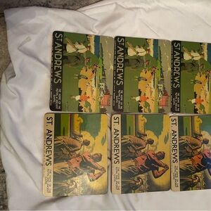 St. Andrews Vintage Coasters Set